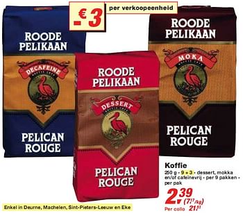 Promoties Koffie - Roode Pelikaan - Geldig van 13/01/2010 tot 26/01/2010 bij Makro