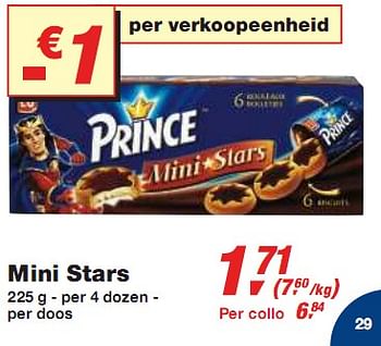 Promoties Mini Stars - La Prince - Geldig van 13/01/2010 tot 26/01/2010 bij Makro
