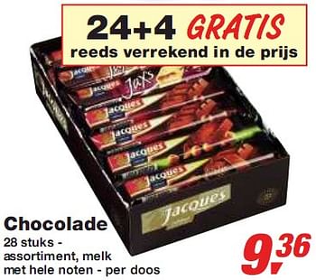 Promoties Chocolade - Jacques - Geldig van 13/01/2010 tot 26/01/2010 bij Makro