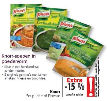 Promoties soepen in poedervorm - Knorr - Geldig van 20/01/2010 tot 02/02/2010 bij Colruyt