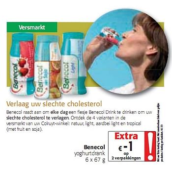 Promoties Verlaag uw slechte cholesterol - Benecol - Geldig van 20/01/2010 tot 02/02/2010 bij Colruyt