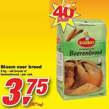 Promotions Bloem voor brood - Soubry - Valide de 27/01/2010 à 09/02/2010 chez Makro
