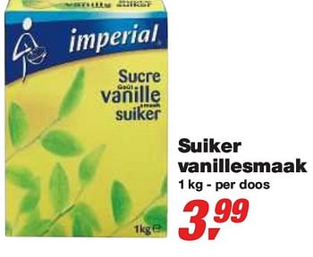 Promotions Suiker vanillesmaak - Imperial - Valide de 27/01/2010 à 09/02/2010 chez Makro