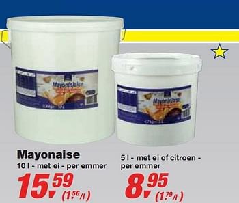 Promoties Mayonaise - Huismerk - Makro - Geldig van 27/01/2010 tot 09/02/2010 bij Makro