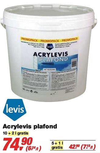 Promoties Acrylevis plafond - Levis - Geldig van 27/01/2010 tot 09/02/2010 bij Makro