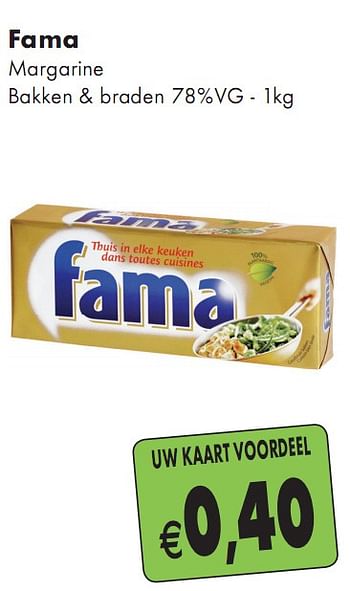 Promoties Margarine Bakken + braden - Fama - Geldig van 01/02/2010 tot 28/02/2010 bij Intermarche