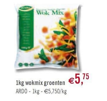 Promoties 1kg wokmix groenten - Huismerk - O'Cool  - Geldig van 02/02/2010 tot 27/02/2010 bij O'Cool
