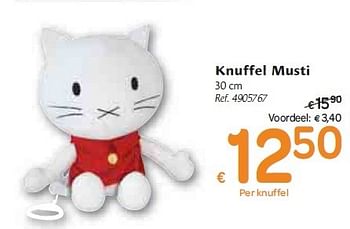 Promoties Knuffel Musti - Huismerk - Carrefour  - Geldig van 03/02/2010 tot 09/02/2010 bij Carrefour