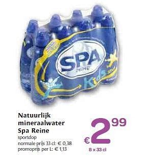 Promotions Natuurlijk mineraalwater - Spa - Valide de 03/02/2010 à 09/02/2010 chez Carrefour