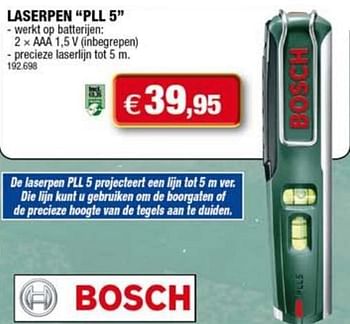 Promoties Laserpen - Bosch - Geldig van 03/02/2010 tot 10/02/2010 bij Hubo