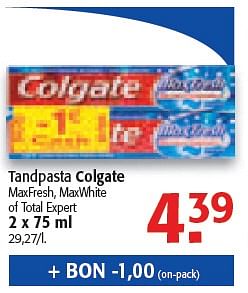 Promoties Tandpasta - Colgate - Geldig van 03/02/2010 tot 16/02/2010 bij Alvo