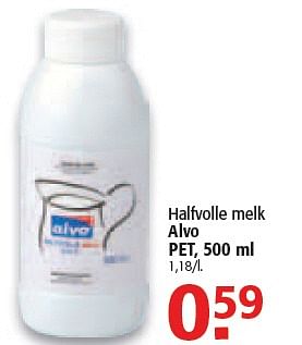 Promoties Halfvolle melk - Huismerk - Alvo - Geldig van 03/02/2010 tot 16/02/2010 bij Alvo