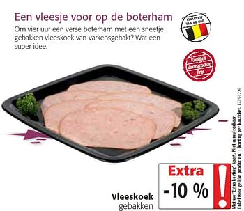 Promoties Een vleesje voor op de boterham - Beenhouwerij - Geldig van 03/02/2010 tot 16/02/2010 bij Colruyt