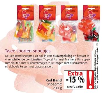 Promoties Red Band snoepmix - Huismerk - Colruyt - Geldig van 03/02/2010 tot 16/02/2010 bij Colruyt
