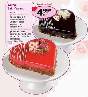 Promotion Lidl Gateau Saint Valentin Produit Maison Lidl Alimentation Valide Jusqua 4 Promobutler