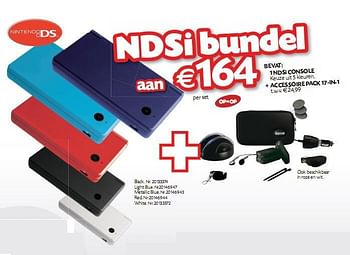 Promoties N D S i bundel - Nintendo - Geldig van 09/02/2010 tot 22/02/2010 bij Fun