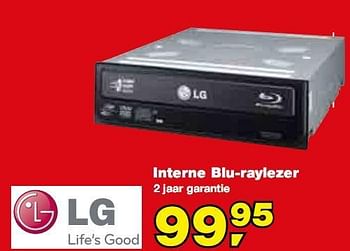Promoties Interne Blu-raylezer - LG - Geldig van 10/02/2010 tot 23/02/2010 bij Makro