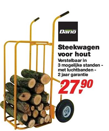 Promotions Steekwagen voor hout - Produit maison - Makro - Valide de 10/02/2010 à 23/02/2010 chez Makro
