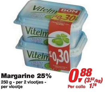 Promoties Margarine 25% - Vitelma - Geldig van 10/02/2010 tot 23/02/2010 bij Makro