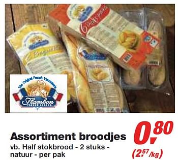 Promotions Assortiment broodjes - Bakkerij - Valide de 10/02/2010 à 23/02/2010 chez Makro