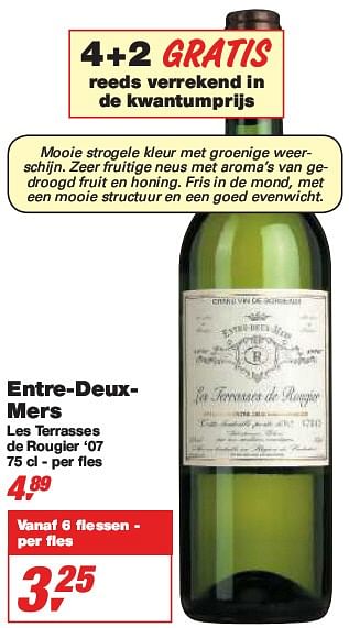 Promoties Entre-Deux- Mers - Wijn - Geldig van 10/02/2010 tot 23/02/2010 bij Makro