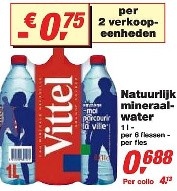 Promotions Natuurlijk mineraalwater - Vittel - Valide de 10/02/2010 à 23/02/2010 chez Makro