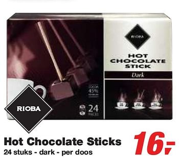 Promoties Hot Chocolate Sticks - Rioba - Geldig van 10/02/2010 tot 23/02/2010 bij Makro