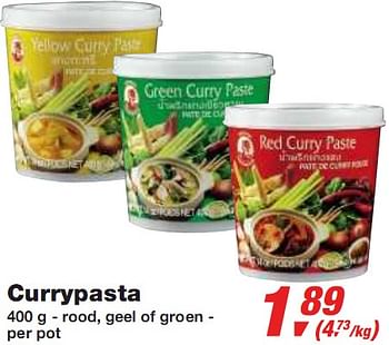 Promoties Currypasta - Huismerk - Makro - Geldig van 10/02/2010 tot 23/02/2010 bij Makro