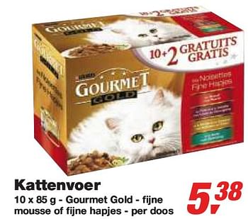 Promoties Kattenvoer - Gourmet - Geldig van 10/02/2010 tot 23/02/2010 bij Makro