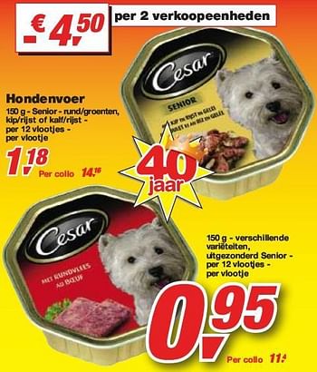 Promoties Hondenvoer - Cesar - Geldig van 10/02/2010 tot 23/02/2010 bij Makro