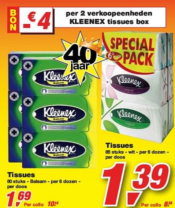 Promotions Tissues - Kleenex - Valide de 10/02/2010 à 23/02/2010 chez Makro