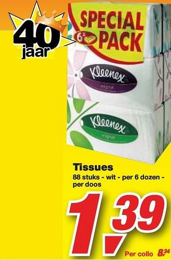 Promoties Tissues - Kleenex - Geldig van 10/02/2010 tot 23/02/2010 bij Makro