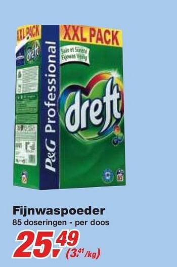 Promoties Fijnwaspoeder - Dreft - Geldig van 10/02/2010 tot 23/02/2010 bij Makro