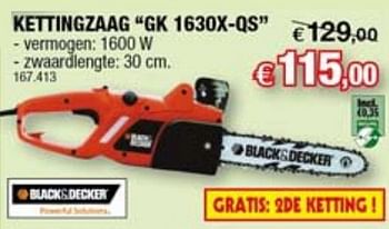 Promoties Kettingzaag - Black & Decker - Geldig van 10/02/2010 tot 21/02/2010 bij Hubo