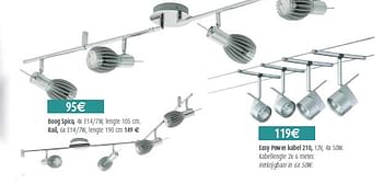 Promoties Boog Spico  Easy Power kabel - Huismerk - BricoPlanit - Geldig van 10/02/2010 tot 08/03/2010 bij BricoPlanit