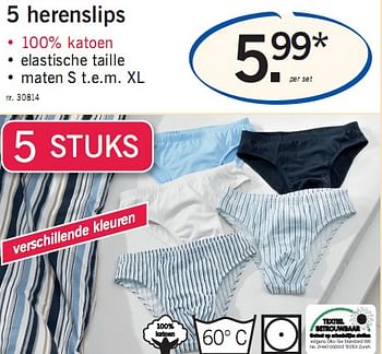 Promo Caleçon thermique homme chez Lidl