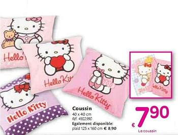 Promoties Coussin - Hello kitty - Geldig van 17/02/2010 tot 23/02/2010 bij Carrefour