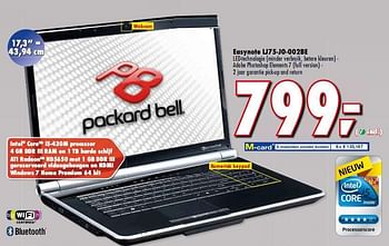 Promotions Easynote  - Packard Bell - Valide de 24/02/2010 à 09/03/2010 chez Makro