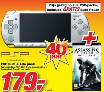 Promoties PSP Slim + Lite pack - Huismerk - Makro - Geldig van 24/02/2010 tot 09/03/2010 bij Makro