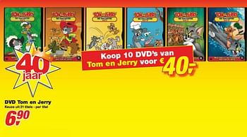 Promotions DVD Tom en Jerry - Produit maison - Makro - Valide de 24/02/2010 à 09/03/2010 chez Makro