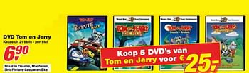 Promoties DVD Tom en Jerry - Huismerk - Makro - Geldig van 24/02/2010 tot 09/03/2010 bij Makro