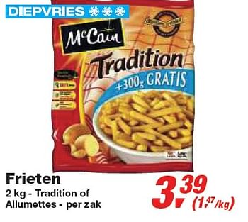 Promoties Frieten - Mc Cain - Geldig van 24/02/2010 tot 09/03/2010 bij Makro