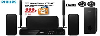 Promoties DVD Home Cinema  - Philips - Geldig van 24/02/2010 tot 09/03/2010 bij Makro