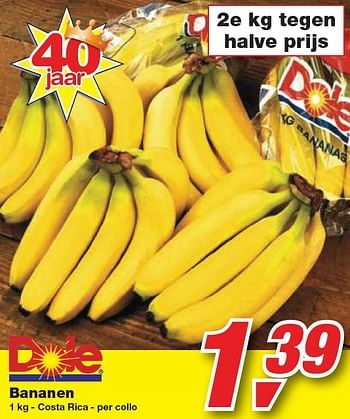 Promoties Bananen - Dole - Geldig van 24/02/2010 tot 09/03/2010 bij Makro