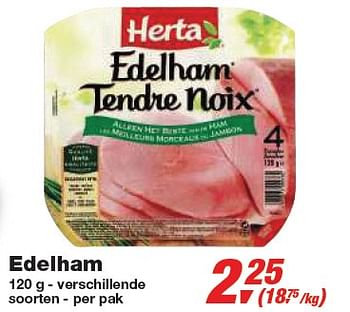 Promoties Edelham - Herta - Geldig van 24/02/2010 tot 09/03/2010 bij Makro