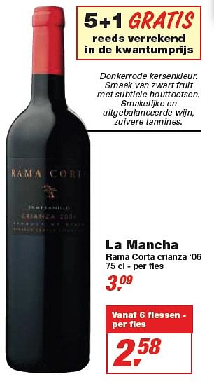 Promotions La Mancha - Vins rouges - Valide de 24/02/2010 à 09/03/2010 chez Makro