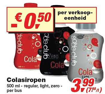 Promoties Colasiropen - Soda Club - Geldig van 24/02/2010 tot 09/03/2010 bij Makro