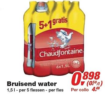 Promotions Bruisend water - Chaudfontaine - Valide de 24/02/2010 à 09/03/2010 chez Makro