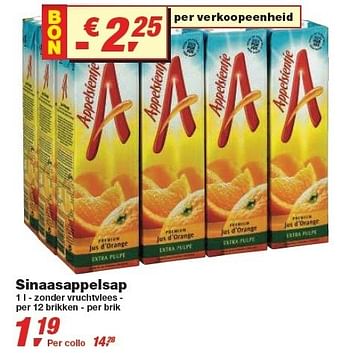 Promoties Sinaasappelsap - Appelsientje - Geldig van 24/02/2010 tot 09/03/2010 bij Makro