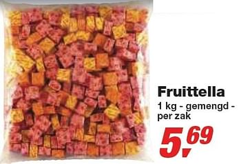 Promotions 1 kg - gemengd - per zak - Fruittella - Valide de 24/02/2010 à 09/03/2010 chez Makro